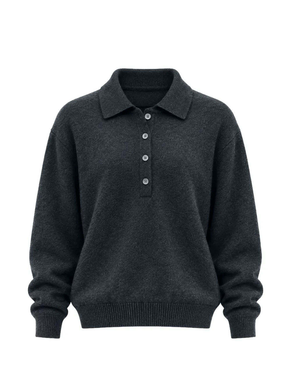 Low Classic polo à boutonnière - Gris Low Classic polo à boutonnière - Gris