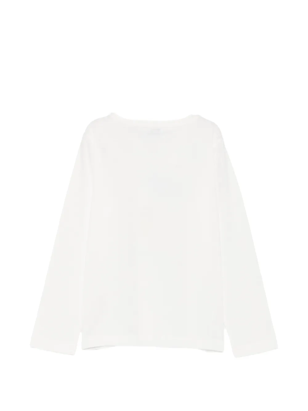 Il Gufo graphic-print long-sleeve T-shirt Wit