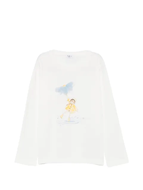 Il Gufo graphic-print long-sleeve T-shirt