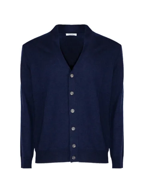 Kangra fine-knit V-neck cardigan