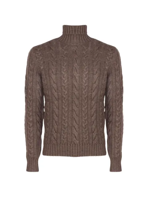 Fedeli cable-knit turtleneck sweater