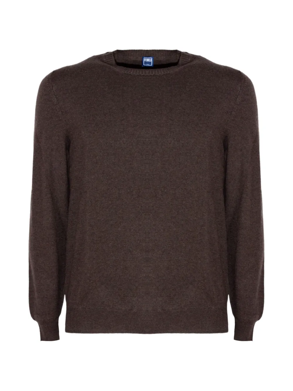 Fedeli crew-neck cashmere sweater | Brown | Image 1