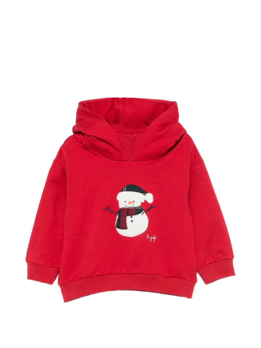 Il Gufo snow -patch hoodie Rood
