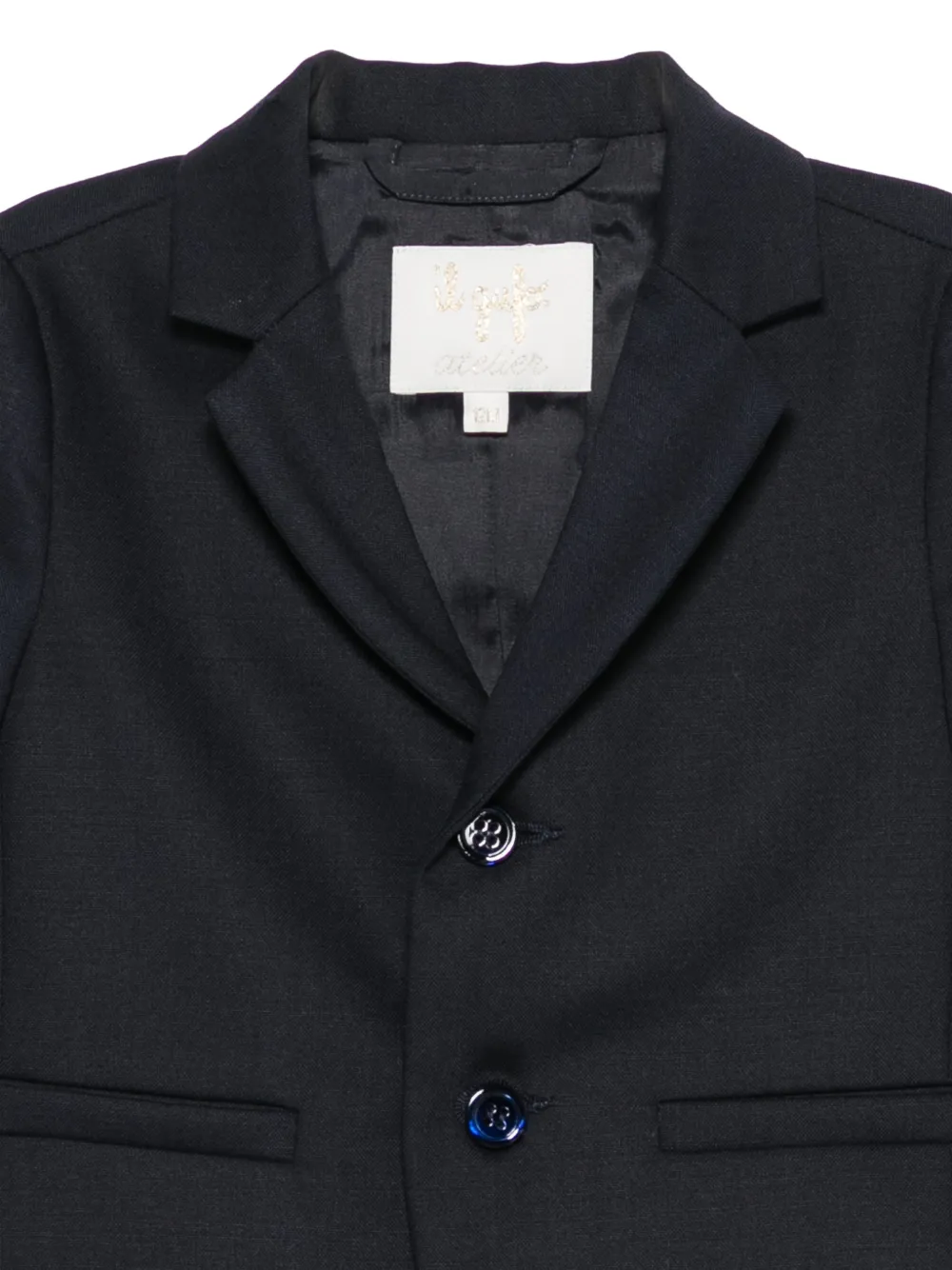Il Gufo single-breasted blazer Blauw