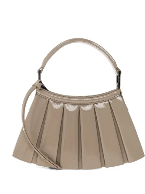 Lacoste Runway mini patent-leather Lenglen purse bag
