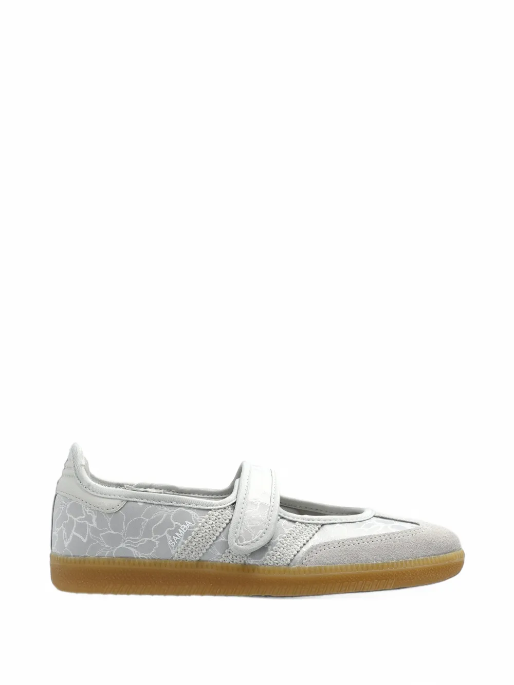 adidas Samba Jane touch-strap ballet flats - Grigio