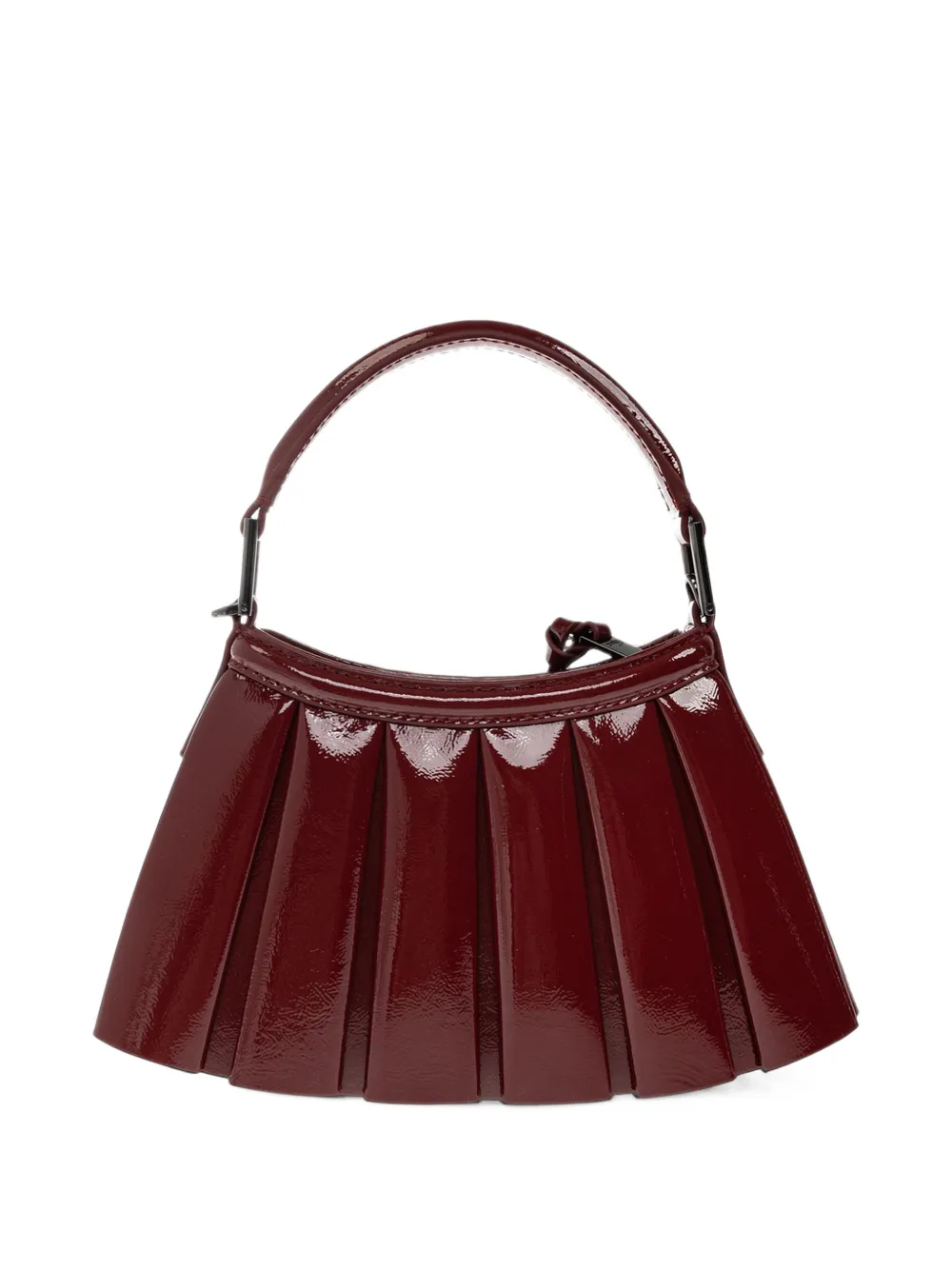 Lacoste Lakleren mini-portemonnee Rood