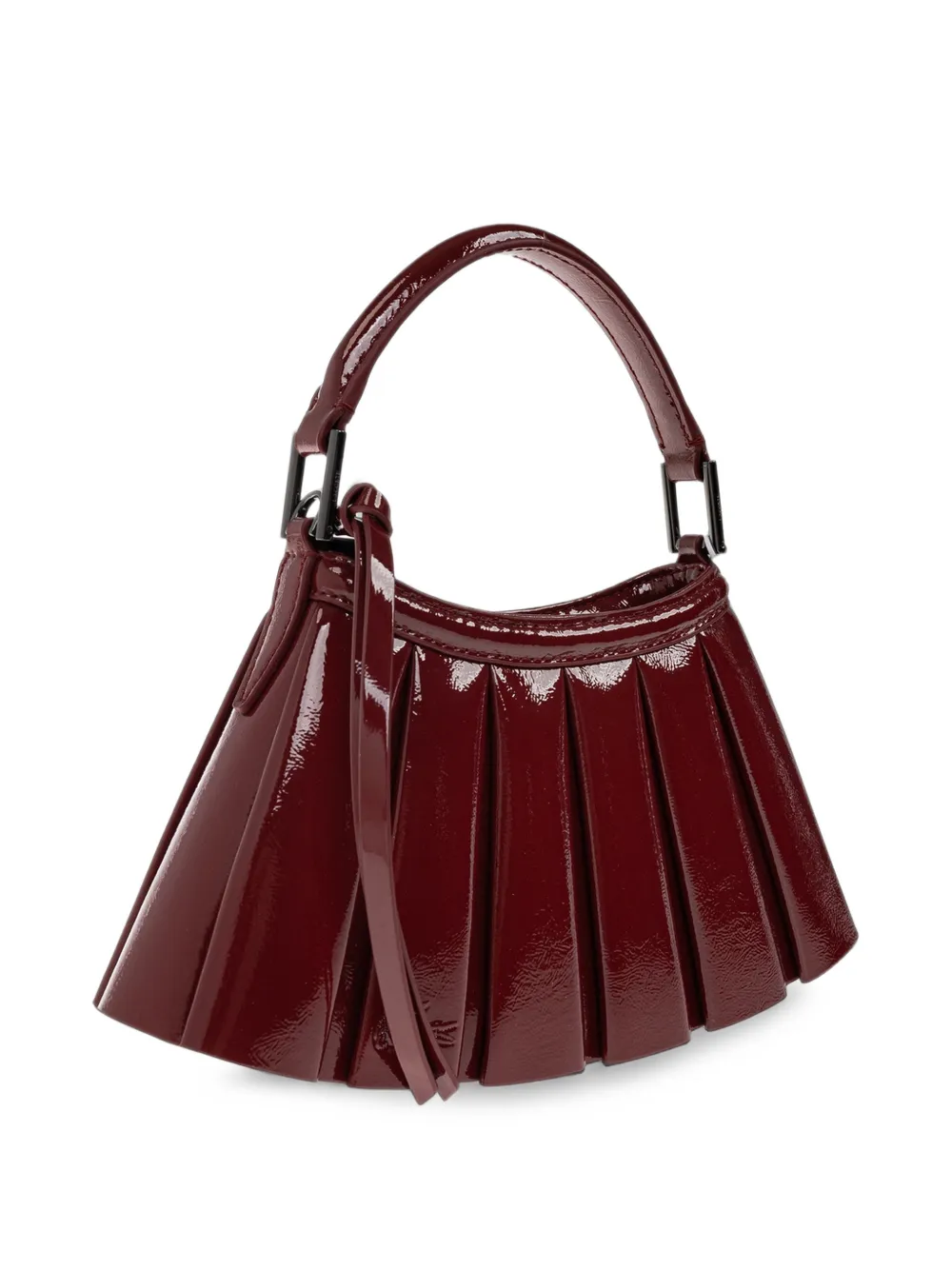 Lacoste Lakleren mini-portemonnee Rood