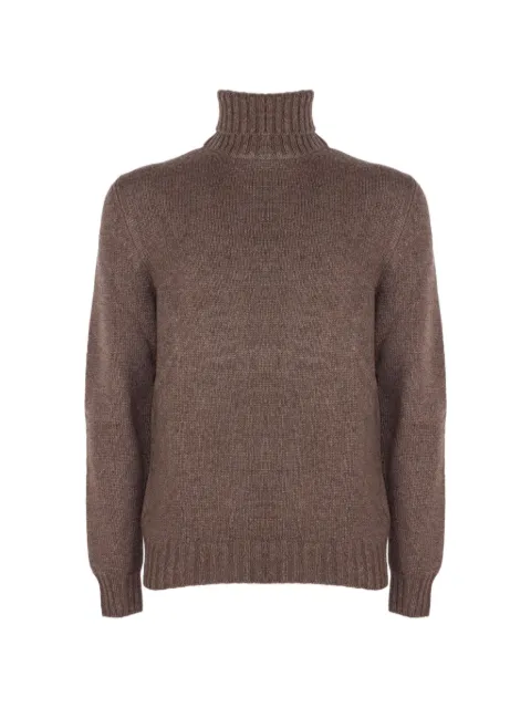 Fedeli roll-neck stockinette-stitch sweater