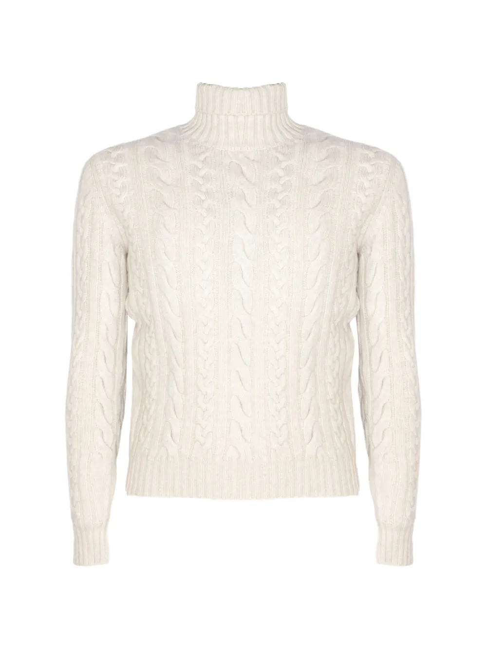 Fedeli Kabelgebreide coltrui Beige