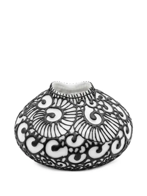 ENZO DE GASPERI lace-effect silicone vase
