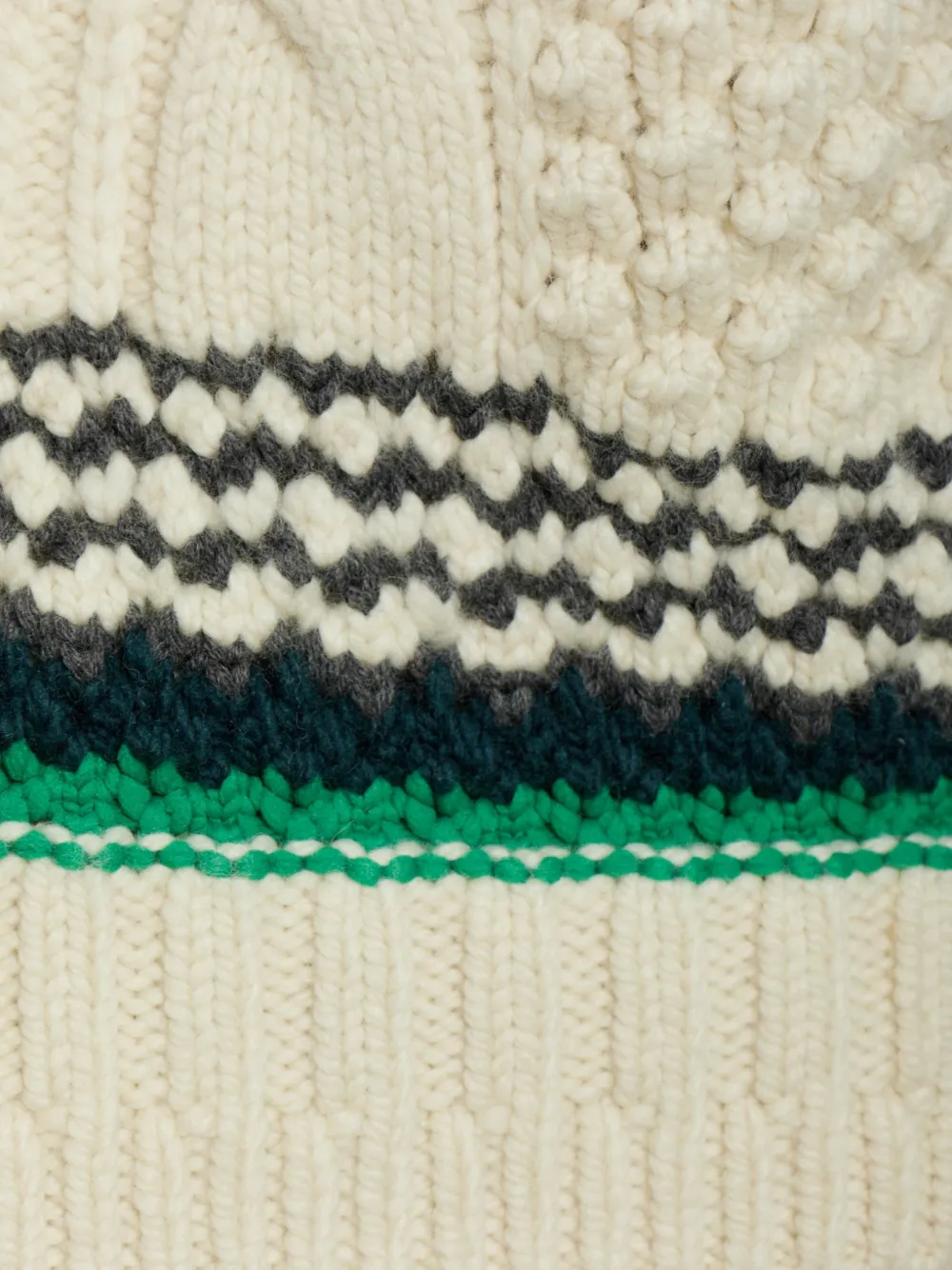 Lacoste Trui met geborduurd logo Beige