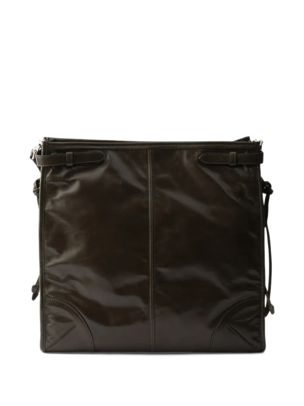 Prada Bonny leren schoudertas Groen