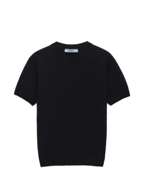 Prada short-sleeved cashmere sweater
