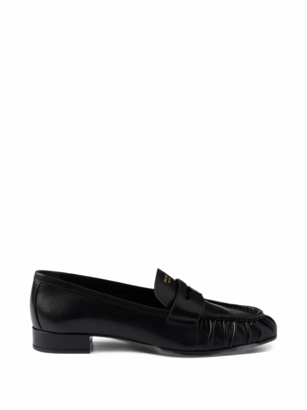 Prada leather loafers - Nero