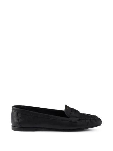 Prada leather loafers