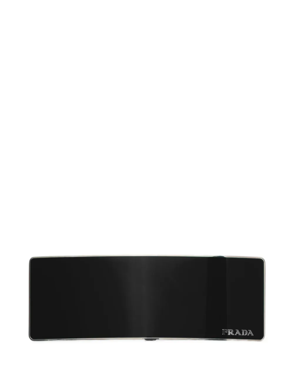Prada Fermaglio per capelli in metallo - Nero