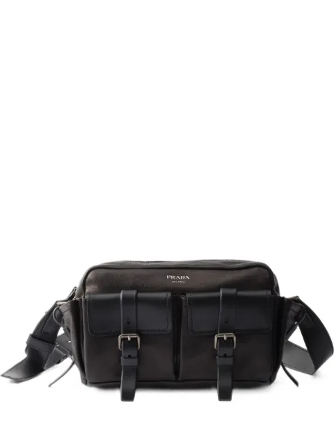 Prada Prada Route leather shoulder bag