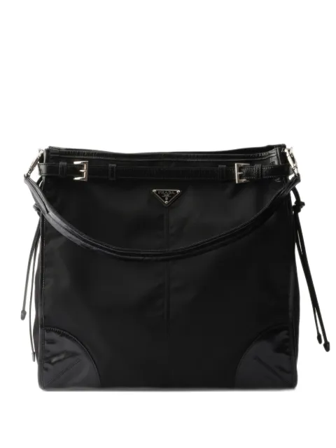 Prada Bonnie Re-Nylon and leather shoulder bag