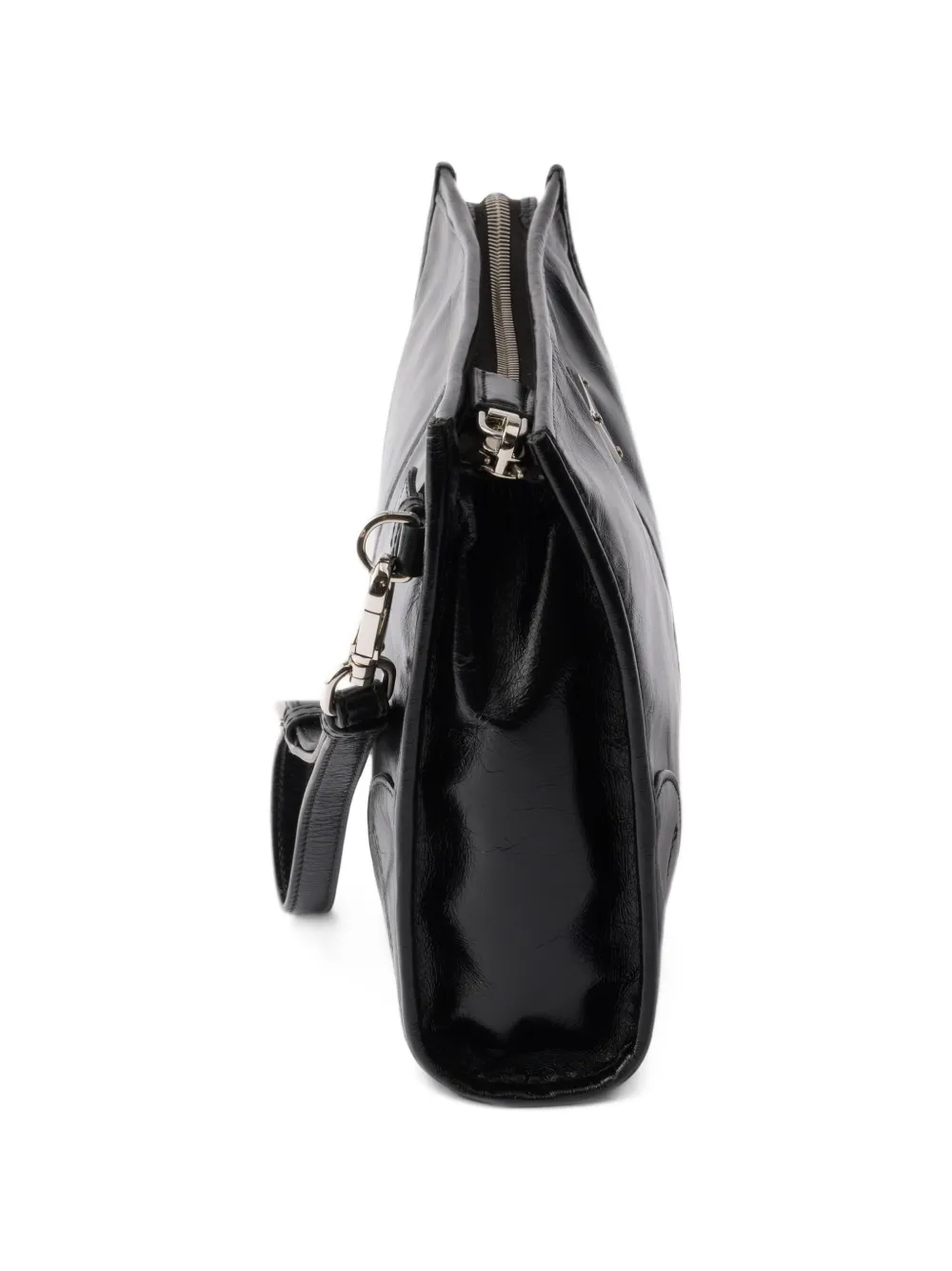 Prada Leren buidel Zwart