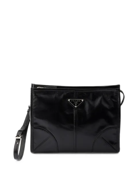Prada leather pouch