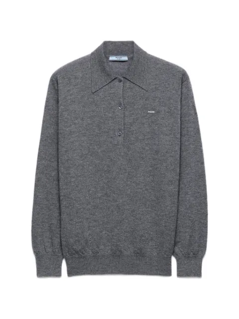 Prada cashmere polo sweater