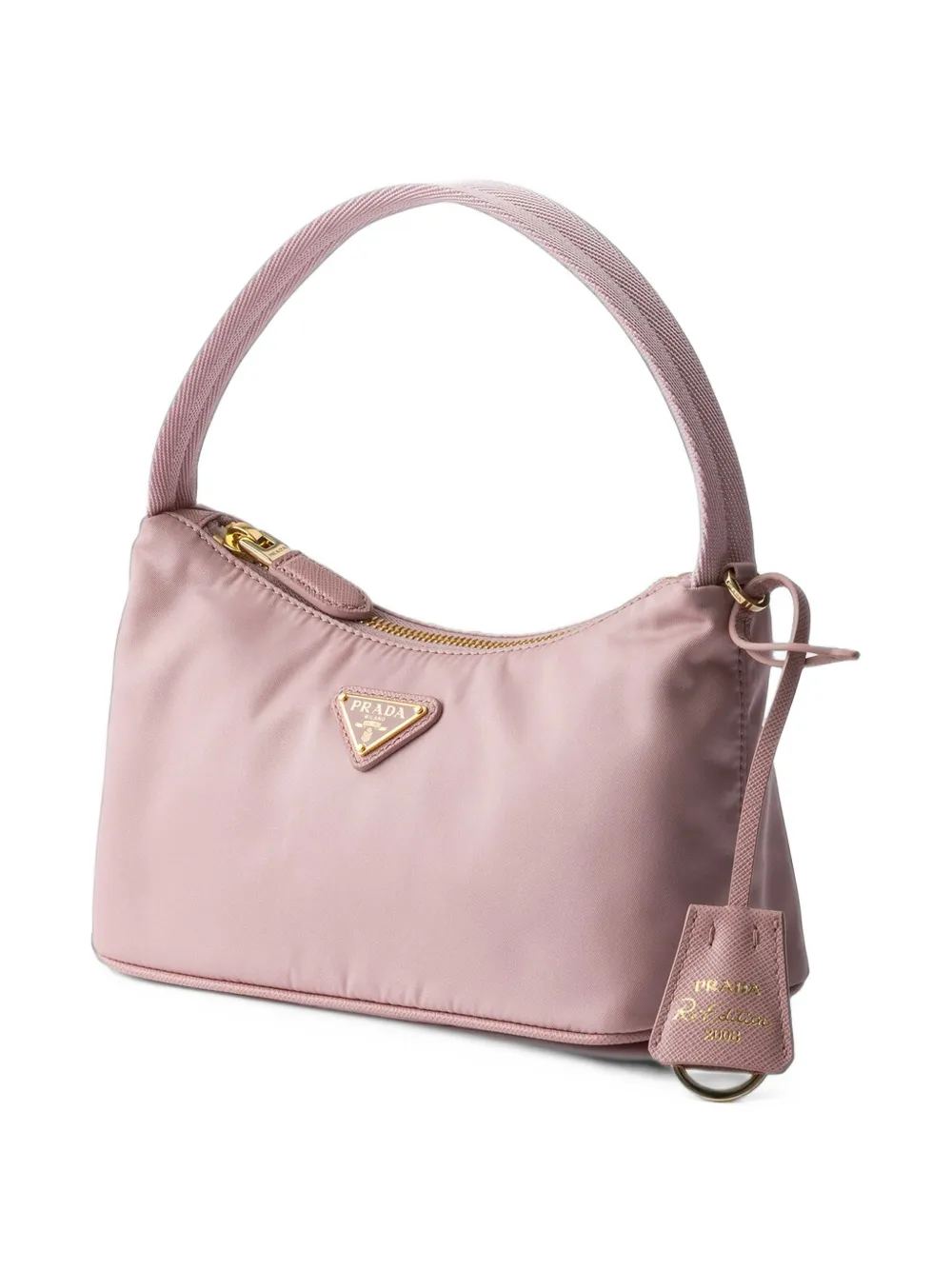 Prada Re-Edition 2008 Re-Nylon mini-tas Roze
