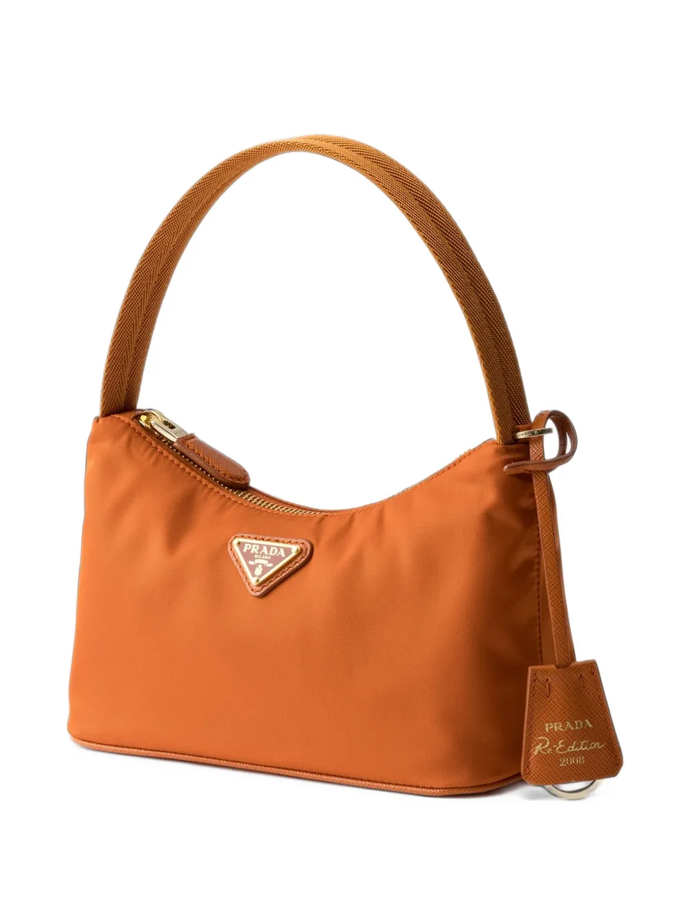 Prada Re-Edition 2008 Re-Nylon mini-tas Oranje