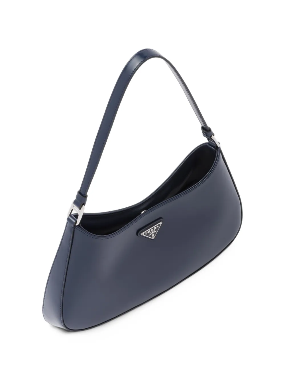 Prada Cleo leren schoudertas Blauw