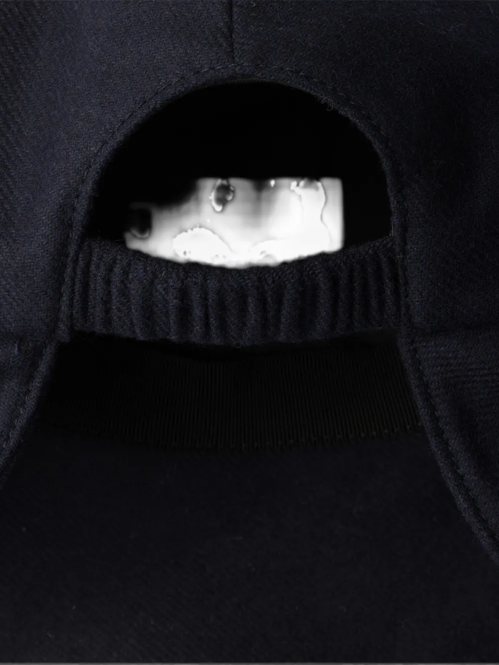 Prada Re-Wool hoed Zwart