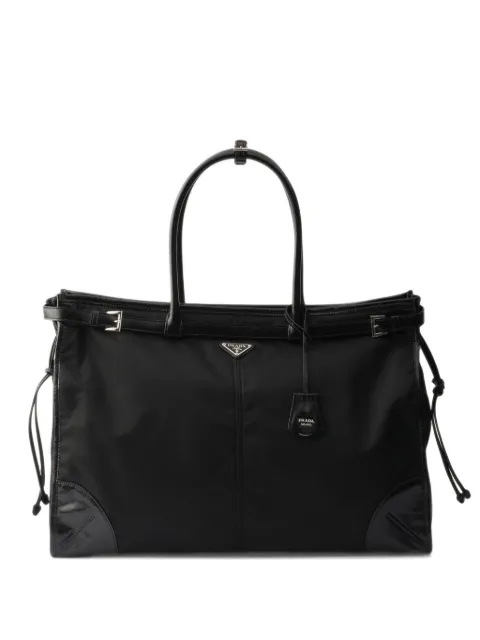 Prada Bonnie Re-Nylon and leather tote bag