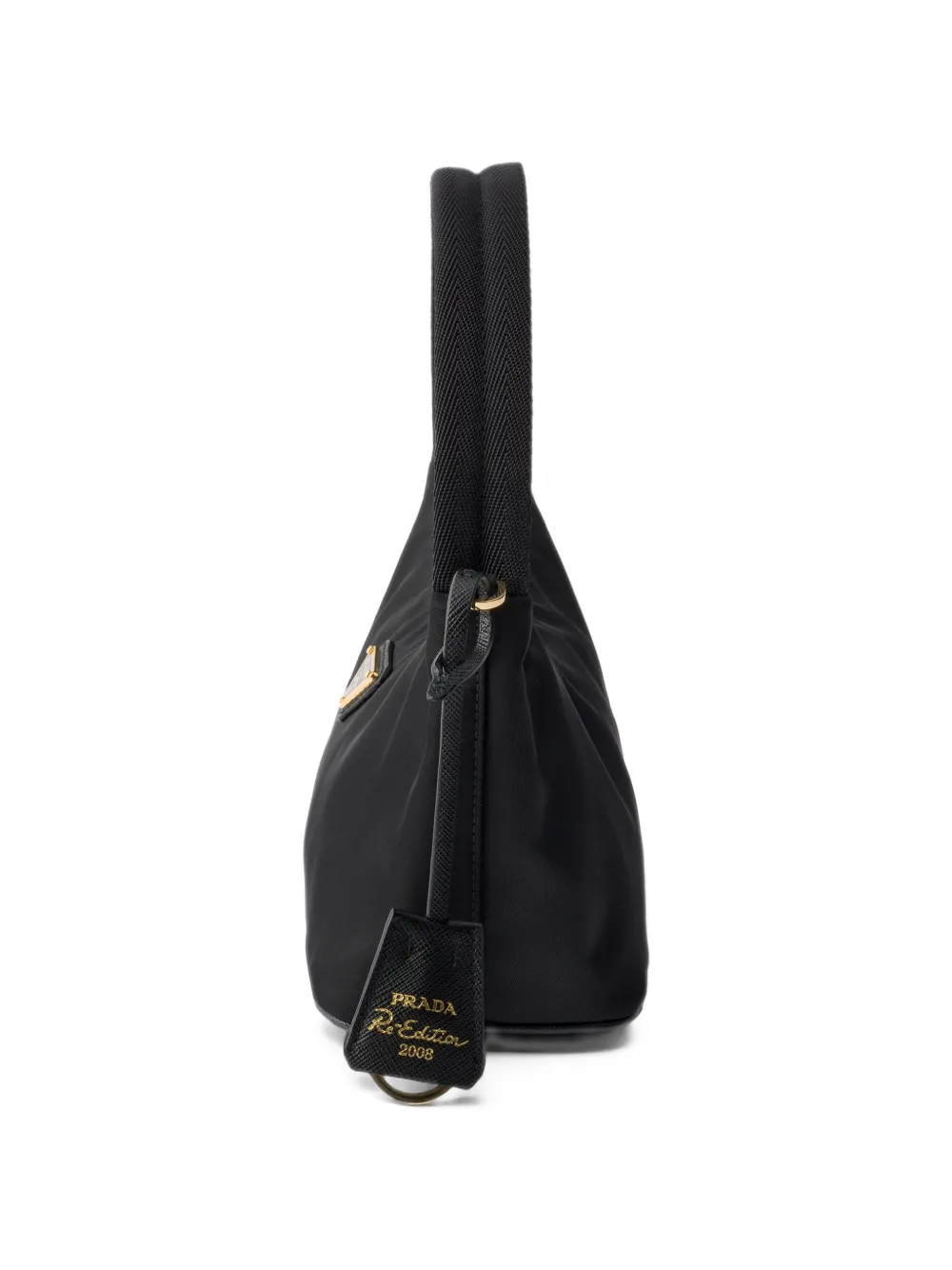 Prada Re-Edition 2008 Re-Nylon mini-tas Zwart