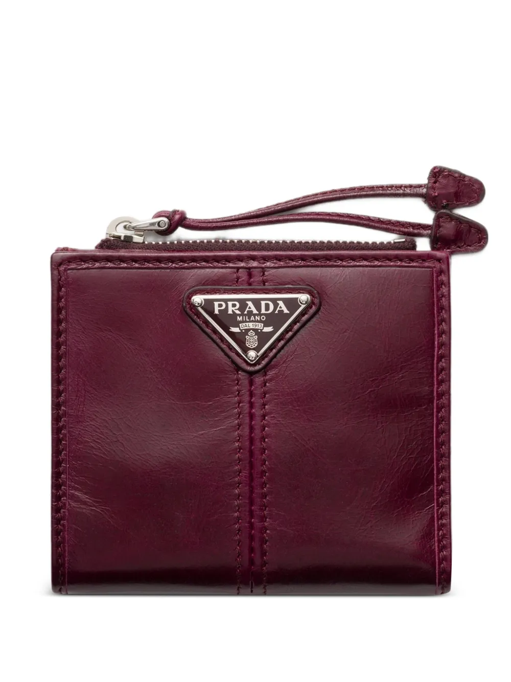 Prada Portafoglio piccolo in pelle - Rosso