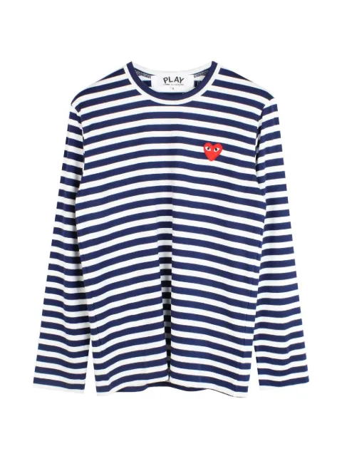 Comme Des Garçons Play striped T-shirt
