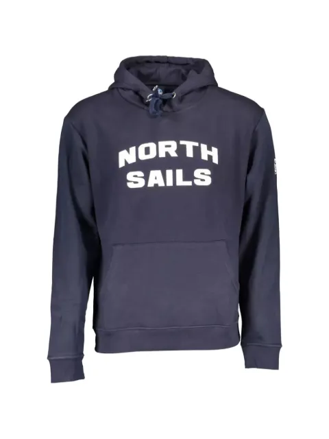 North Sails logo-print cotton hoodie