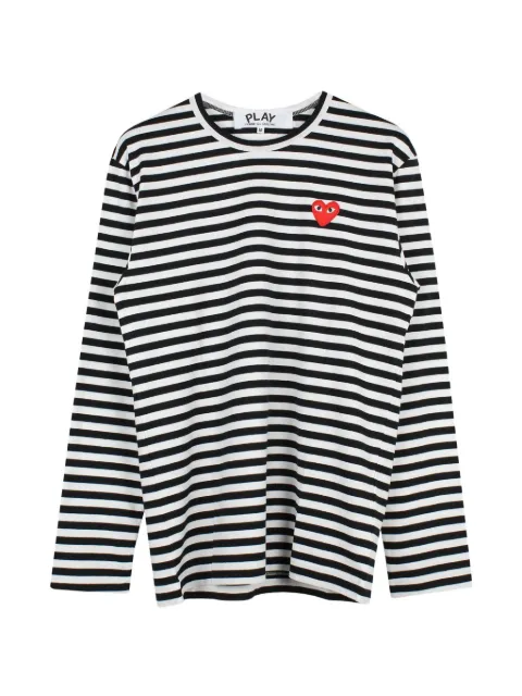 Comme Des Garçons Play striped T-shirt