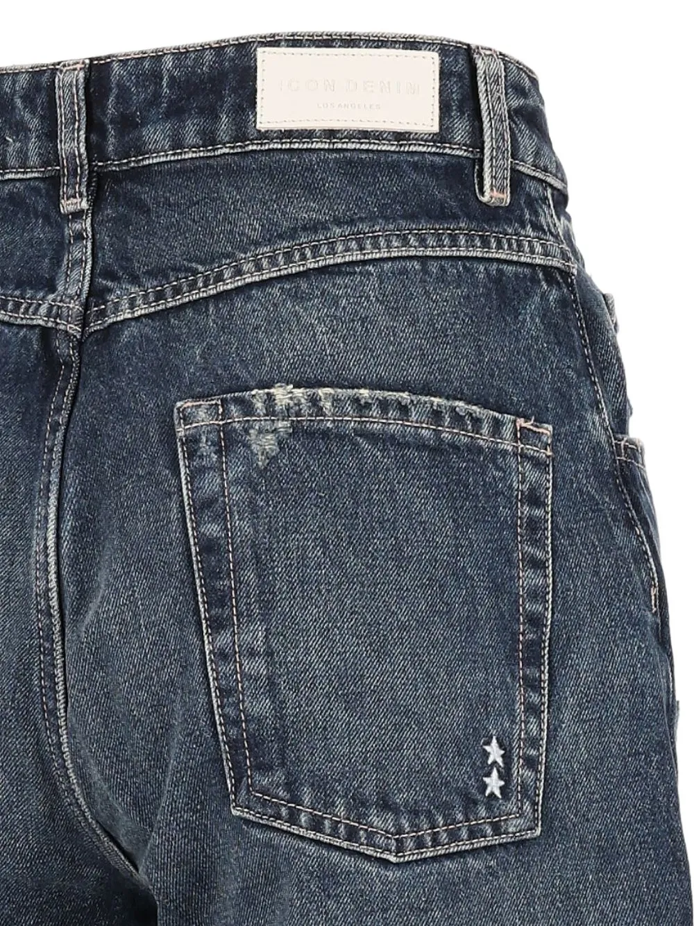 ICON DENIM Jeans met wijde pijpen Blauw