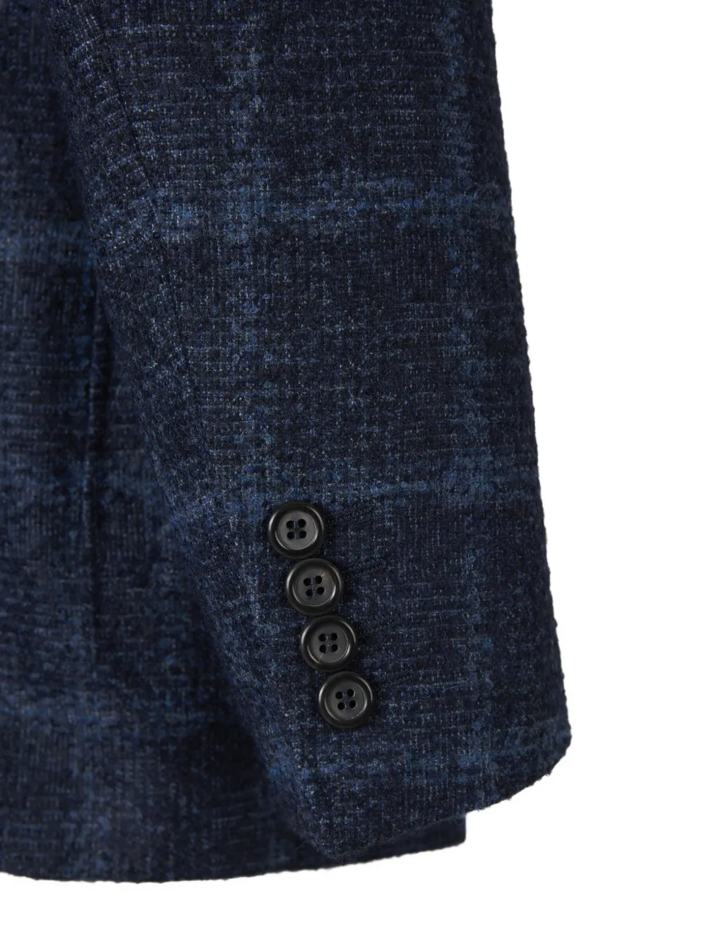 Canali checked blazer Blauw