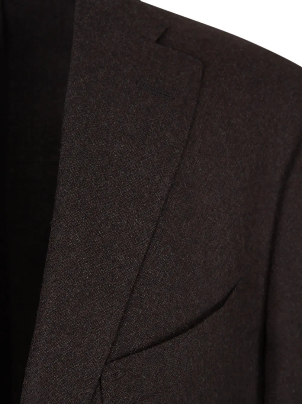 Boglioli notch-lapel wool blazer Bruin