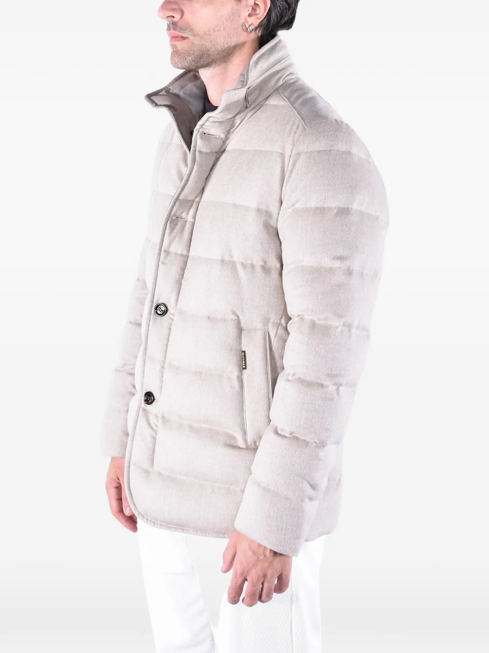 Moorer Nolde gewatteerd jack Beige
