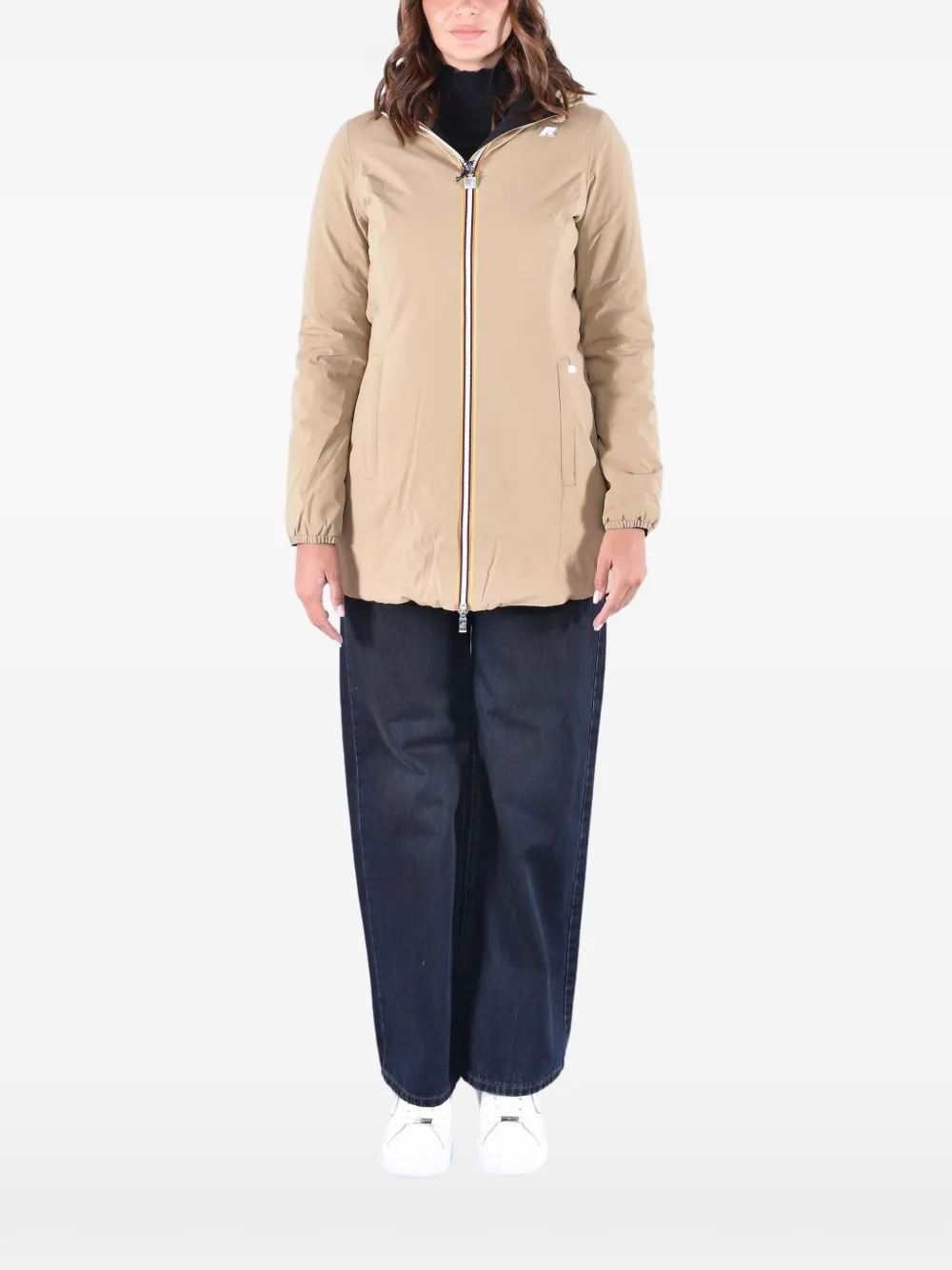 K-Way Denise reversible coat - Nude