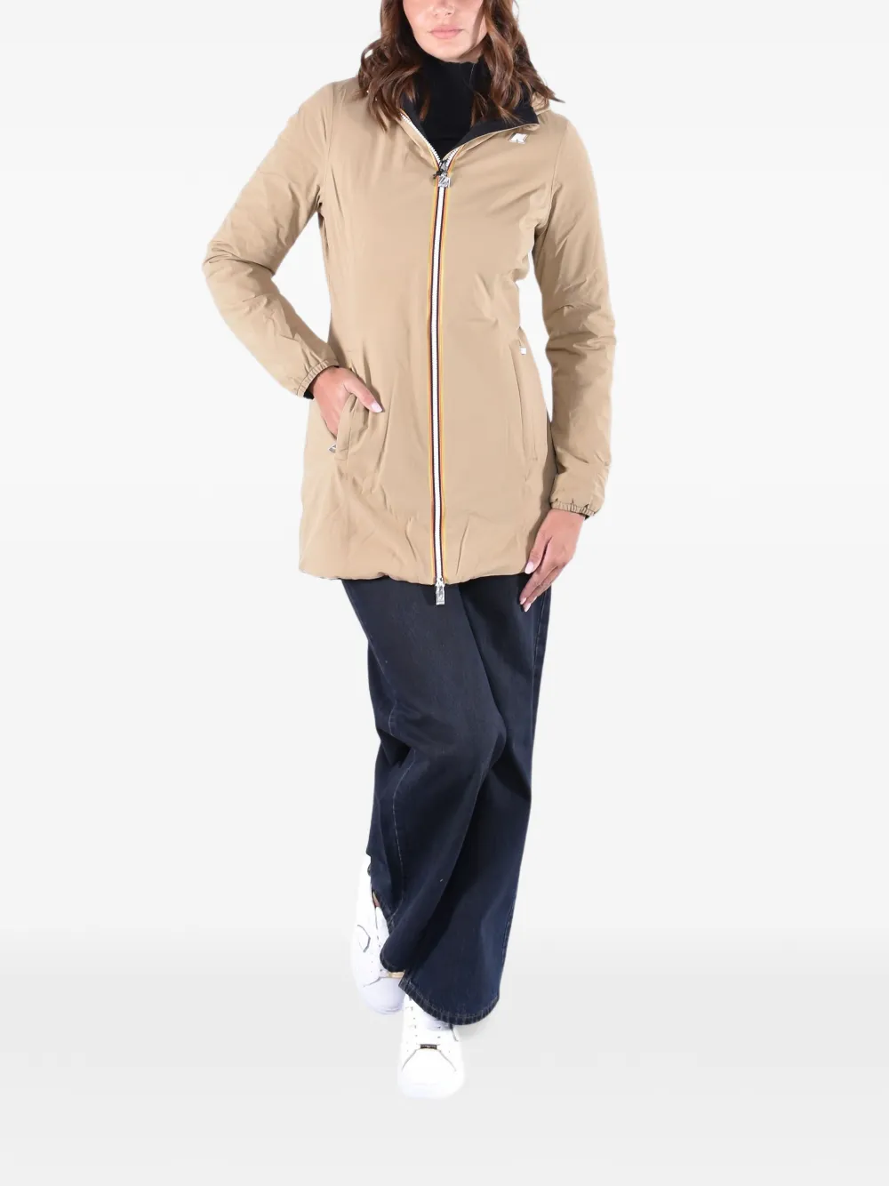 K-Way Denise omkeerbare jas Beige