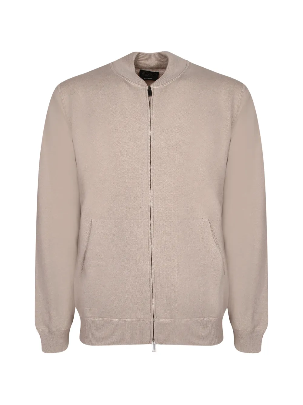 Dell'oglio zip-up cardigan Beige