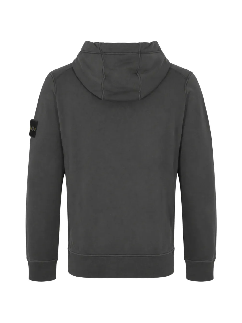 Stone Island Hoodie met logo-patch en raglan mouwen Grijs