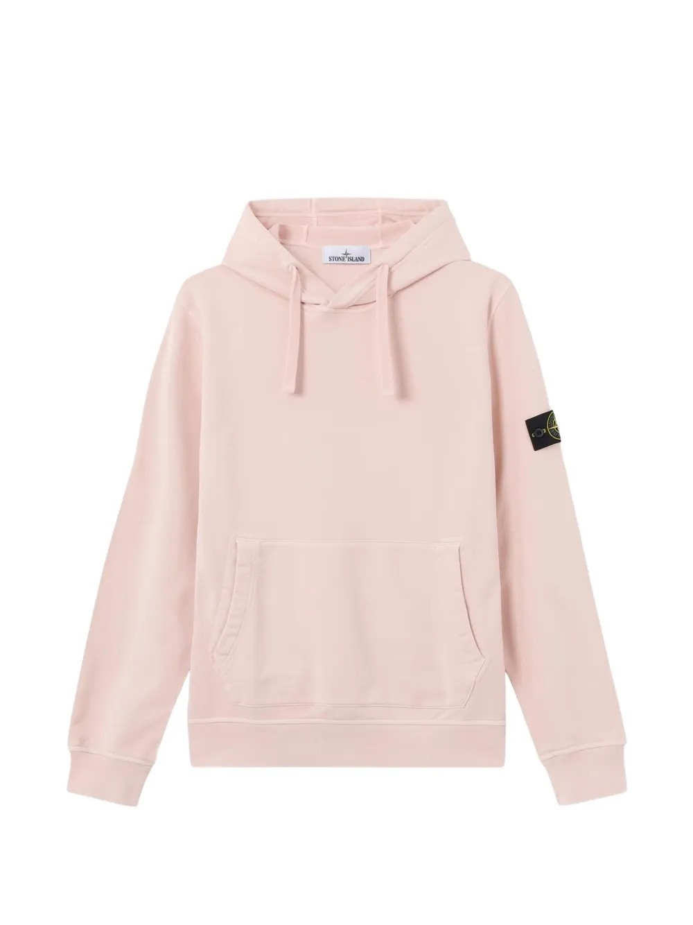 Stone Island 6100062 fleece sweater van biologisch katoen Roze