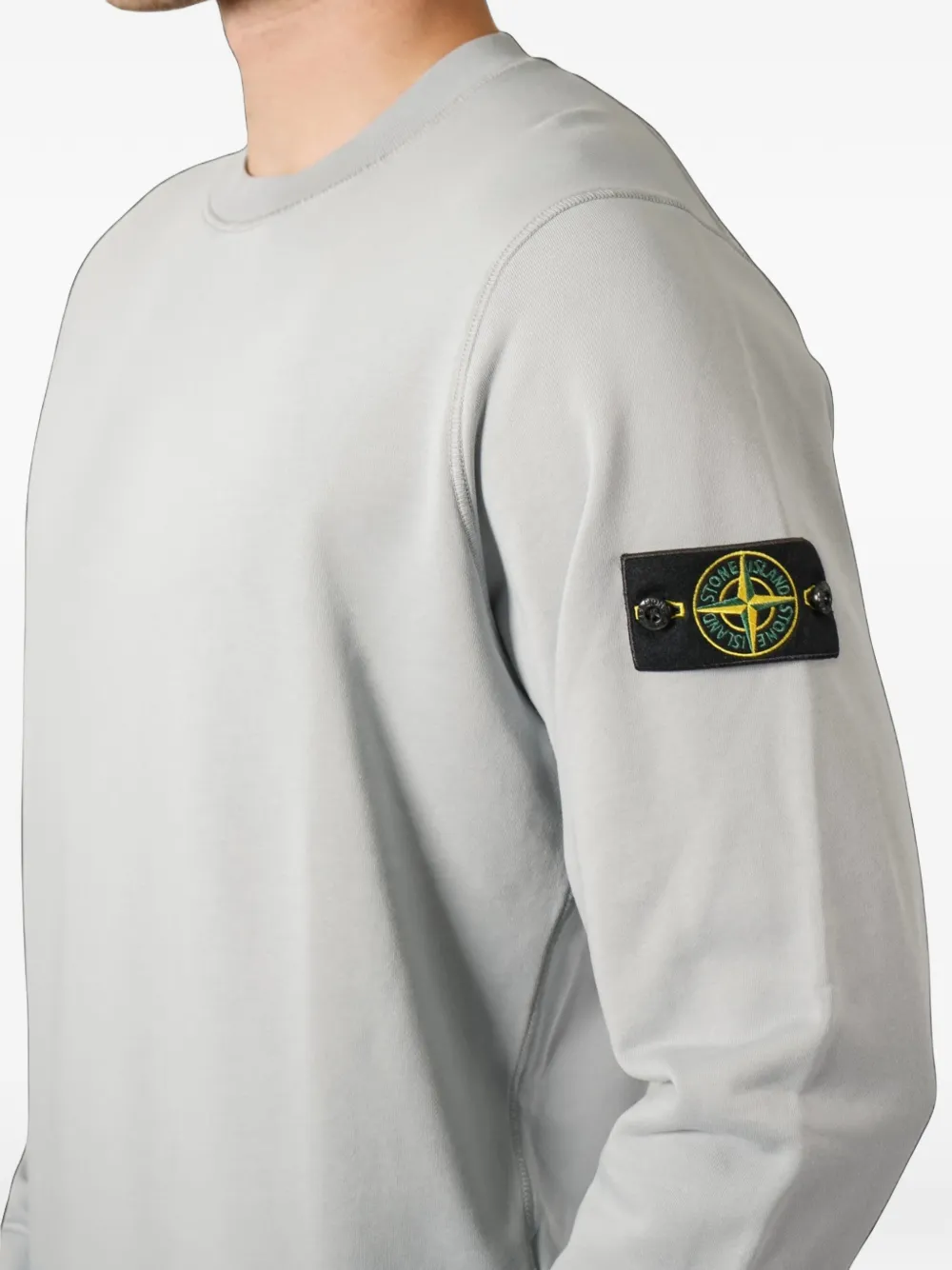 Stone Island Sweater met raglan mouwen Grijs