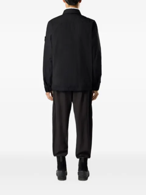 Stone Island chaqueta acolchada Q100022 Crinkle Reps NY resistente al viento con acabado hidrófugo