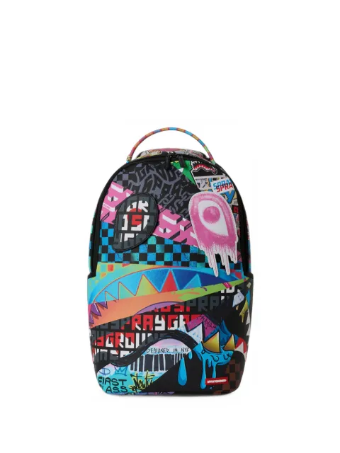 Sprayground Mood Mode 6 removable eyes sunburst backpack