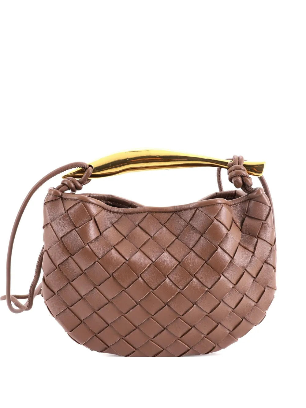 Bottega Veneta Pre-Owned Sardine Top Handle Bag Intrecciato Nappa Mini satchel - Marrone
