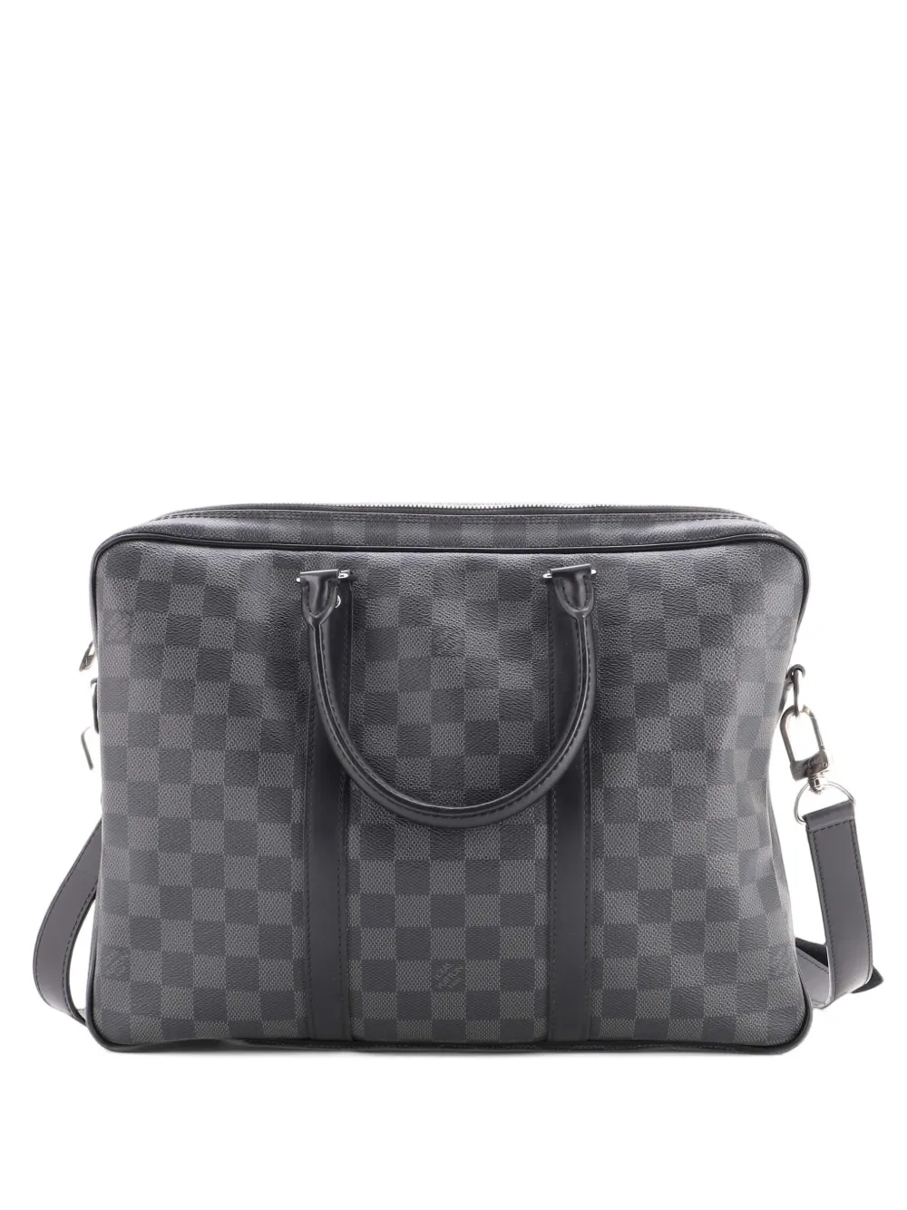 Louis Vuitton Pre-Owned Porte-Documents Voyage Briefcase Damier Graphite PM business bag - Nero